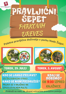 Plakat A4 in letak A5 Pravljični šepet